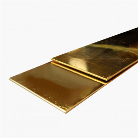 Messing geglüht 100 x 4 x 500 mm