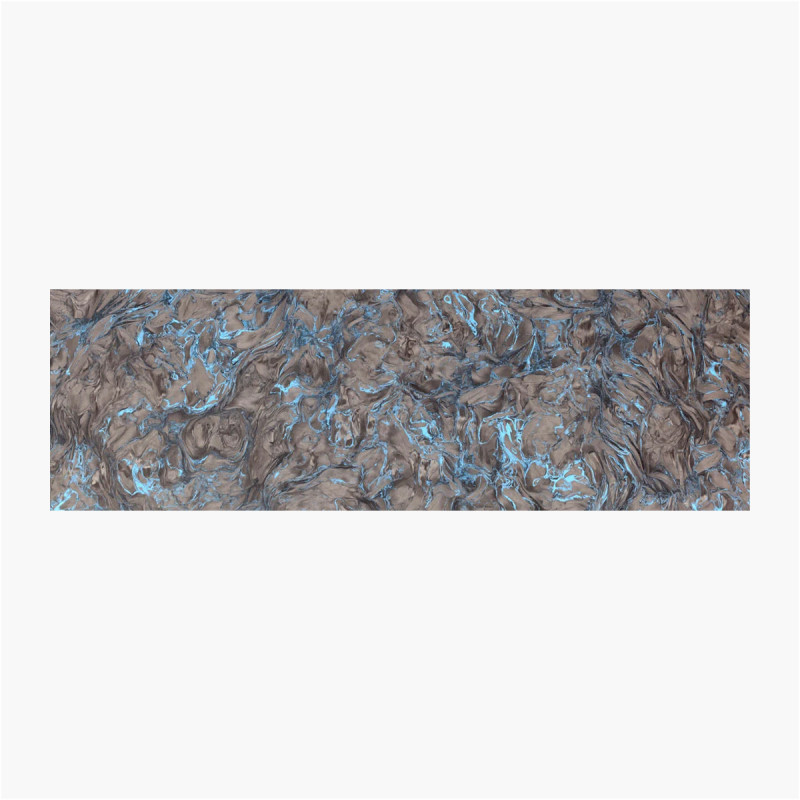 - Fibre Carbone - Dark matter bleu - 50x150x5mm