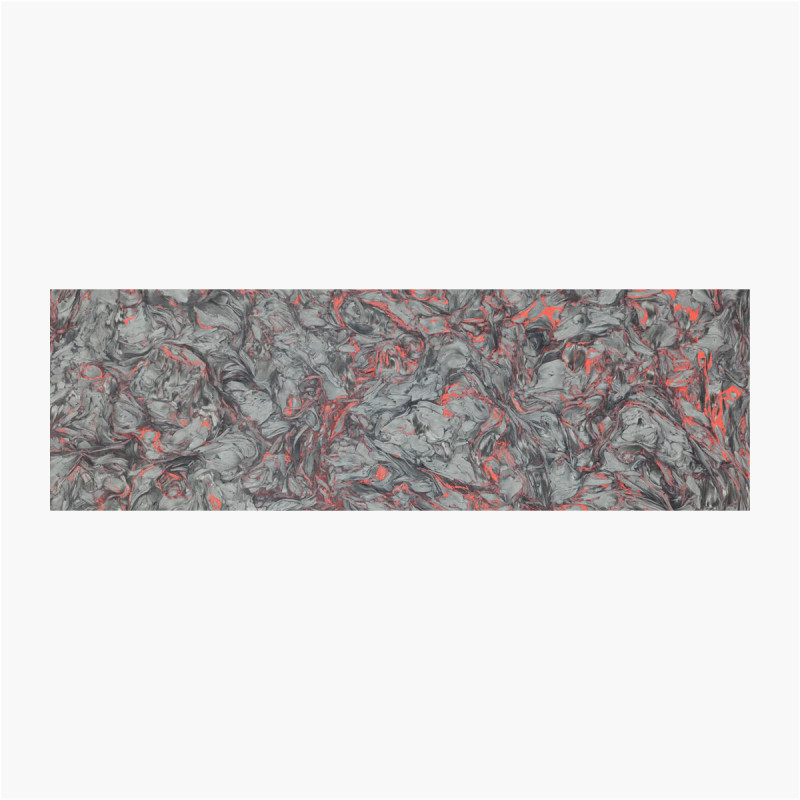 - Fibre Carbone - Dark matter rouge - 50x150x5mm