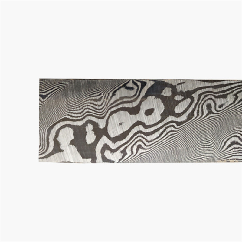 Forged carbon damascus steel DSC - Twist