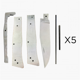 Lot kit couteau pliant - Alpin Plein manche (x5)