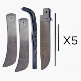 Lot kit couteau pliant - Mineur Rivet (x5)