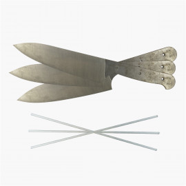 Kitchen knife set x 3 - Chef 15cm 14C28N