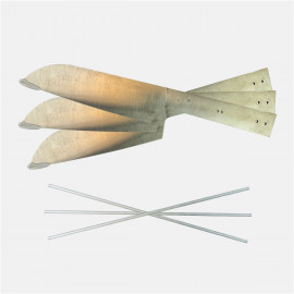 Kitchen knife kit x 3 - Santoku 14C28N