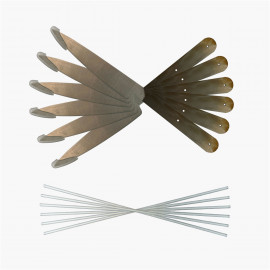 Set of ex officio knives x 6