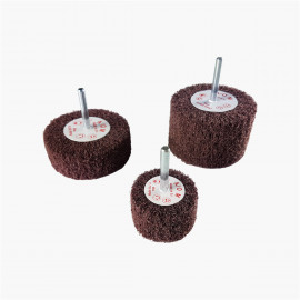 Roue Nylon sur tige 6 mm Diam/ép. 100 X 50mm A/O Gros