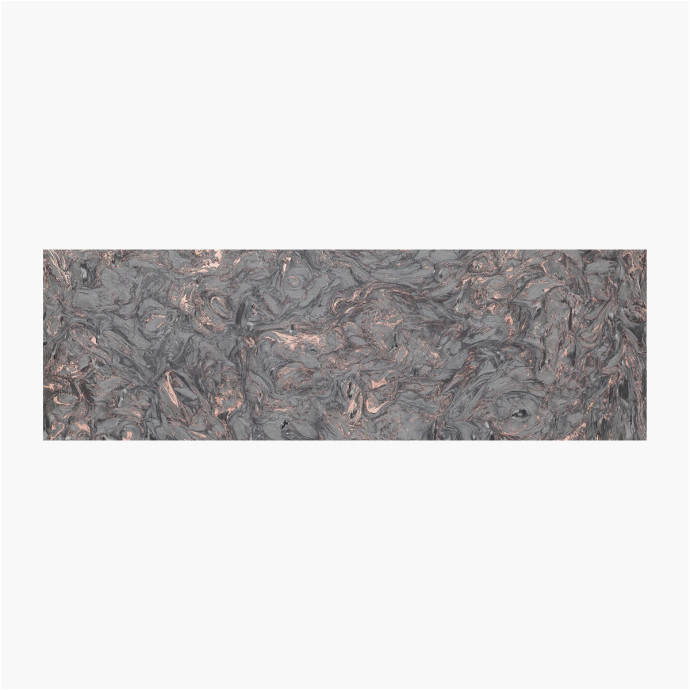 Fibre carbone - Dark matter copper - 160 x 100 x 5 mm