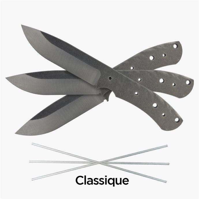 Lot couteaux de chasse 01 classique x3 - N690