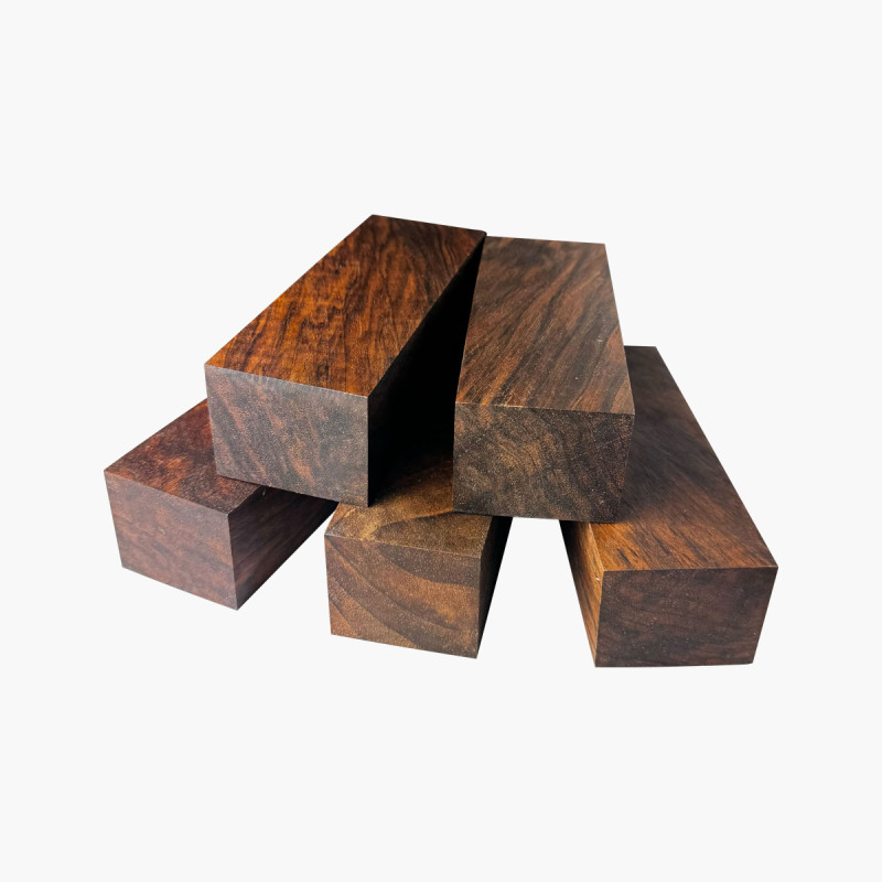 Bloc de bois de noyer stabilisé