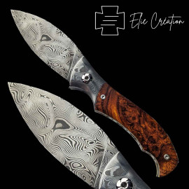 Geschmiedeter Kohlenstoff-Damas-Stahl DSC - Leopard