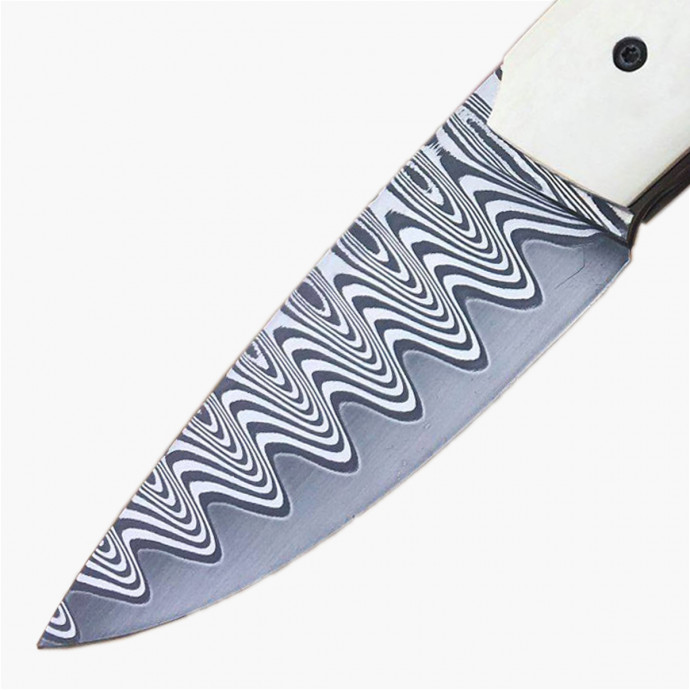 Acier inoxydable Damasteel - Damacore DC18N - Odin's Eye