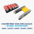 Rubber roller set for knifemaking backstand
